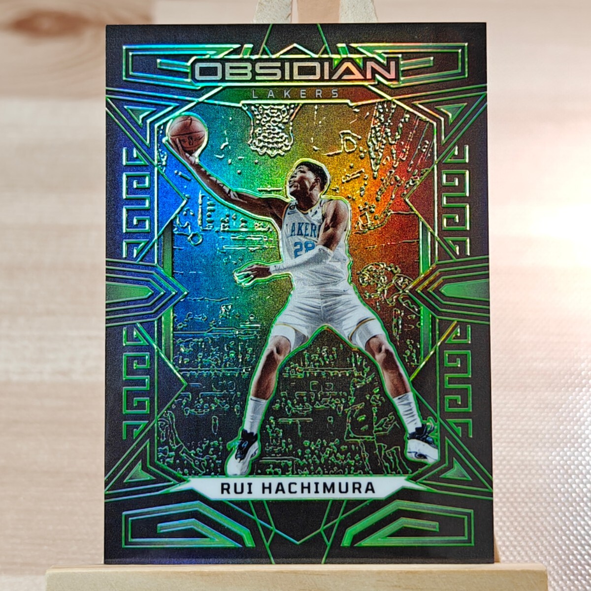 25枚限定 八村塁 2022-23 Panini Obsidian 20/25 Rui Hachimura ロサンゼルス・レイカーズ_画像1