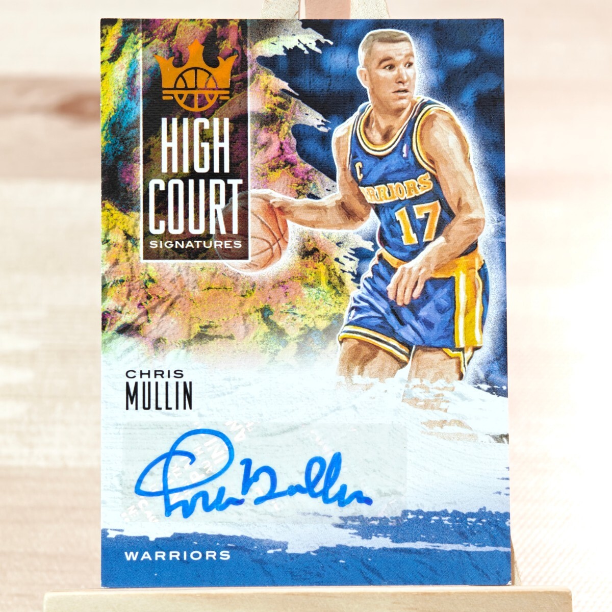 49枚限定 クリス・マリン 2019-20 Panini Court Kings High Court Signatures Citrine Chris Mullin auto 16/49 直筆サインカードの画像1