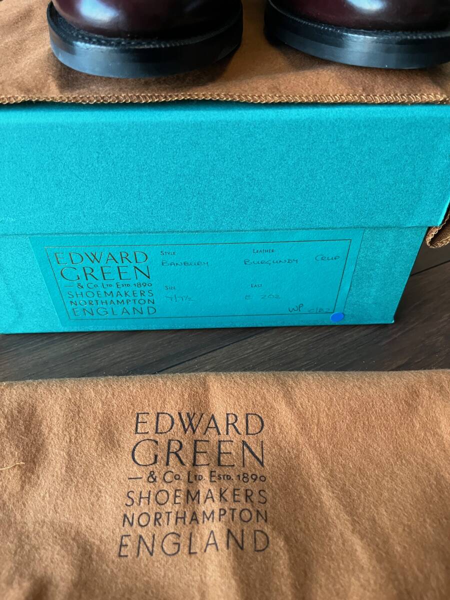 EDWARD GREEN| Edward * green BANBURY LAST202E size 7 cordovan 