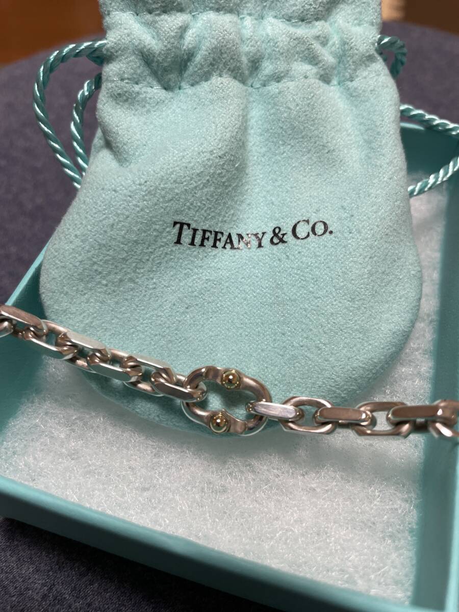 Tiffany&Co. ティファニー メイカーズ ナロー チェーン コンビ ブレスレット_画像2