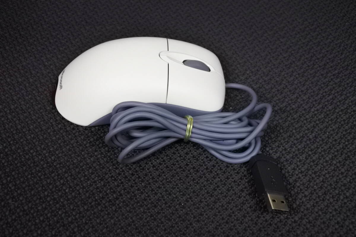 ★Microsoft/マイクロソフト Wheel Mouse Optical USB and PS/2 Compatible 光学式マウス レトロ★_画像2