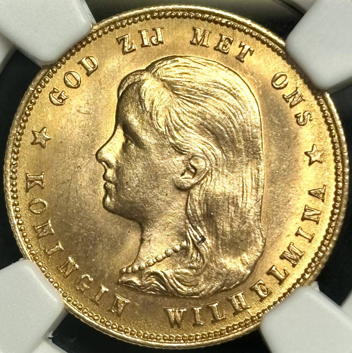 【オランダ金貨】(NGC-MS64 1897年 6.7g/90%金)_画像1