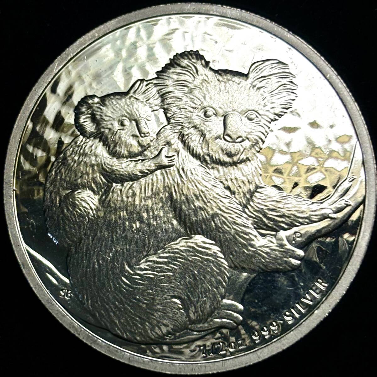 【オーストラリア銀貨】(コアラ 1/2オンス純銀 直径32mm 2008年 プルーフ)_画像1