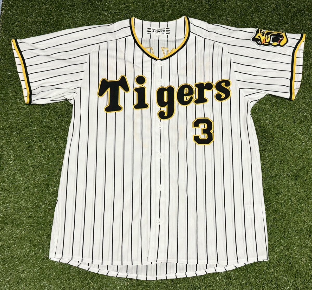 大山悠輔 阪神タイガース ユニフォーム 3 レプリカLサイズ レプリカユニフォーム ミズノ Tigers ホワイト