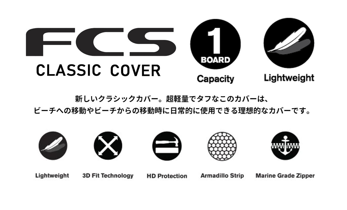 FCS CLASSIC FUN/FISH ボードケース　6'3 Black-Mango_画像9