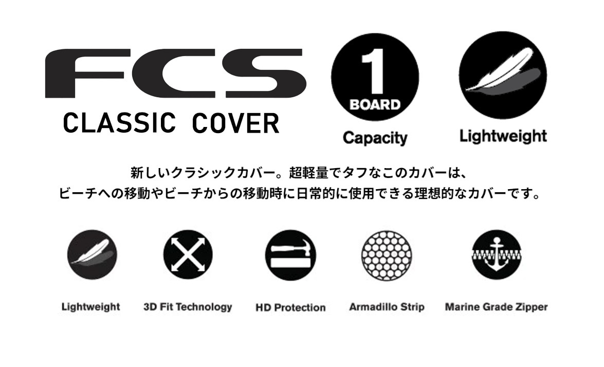 FCS CLASSIC ショート ボードケース　6'3 Black-Mango_画像8