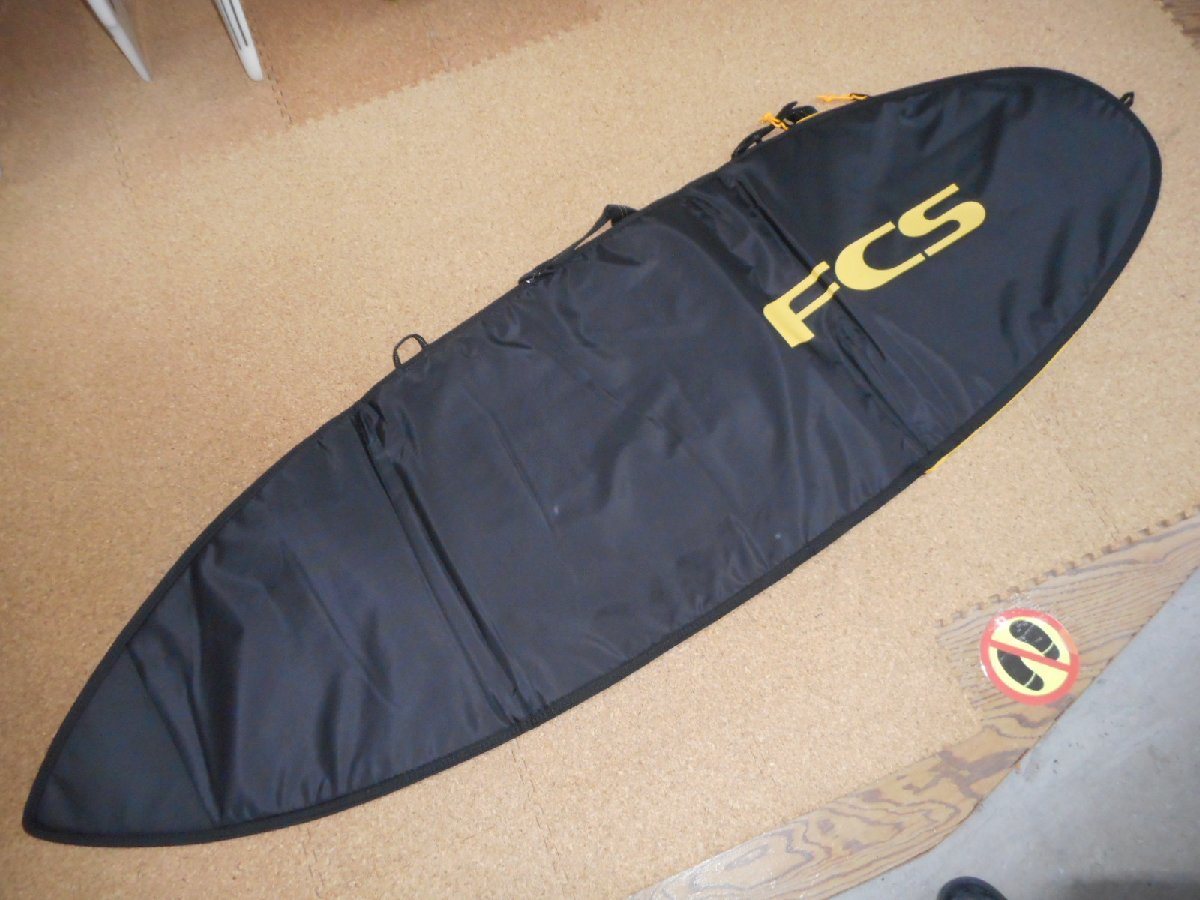 FCS CLASSIC ショート ボードケース　6'3 Black-Mango_画像2