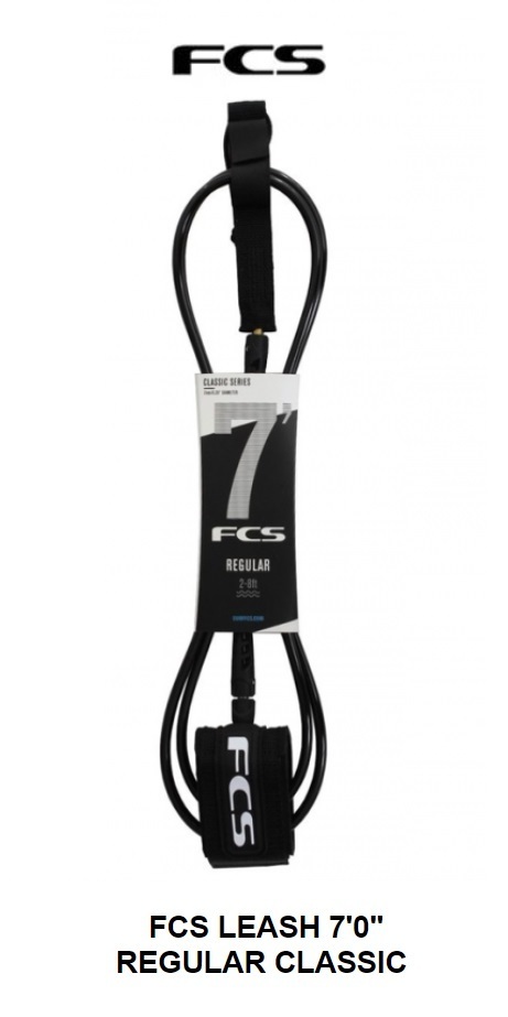 送料無料（一部除く）▲FCS Classic Regular Leash 6・7ft　クロ 2本セット(新品)_画像7