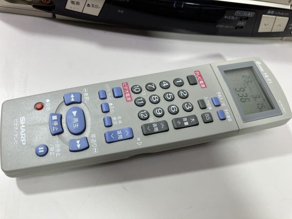 SHARP　シャープ　VC-HG33　ビデオデッキ　リモコン　G1164TEV1 VHS　_画像9