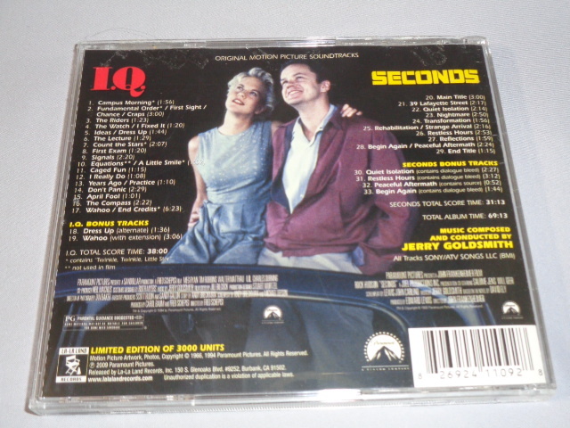 ジェリー・ゴールドスミス「星に願いを＋セコンド」33曲入り・3000枚限定CDの画像3