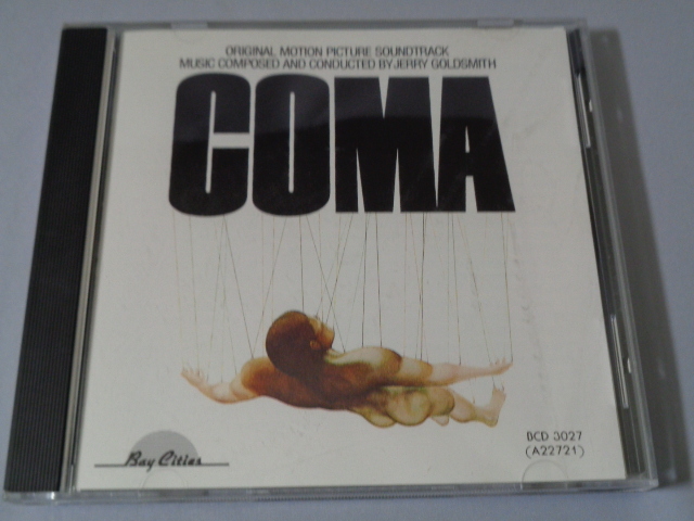 ジェリー・ゴールドスミス「コーマ」BAYCITIES・10曲入りCDの画像1