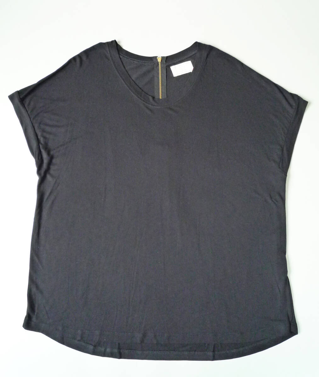 ZARA BASIC ザラベーシック ブラック トップス カットソー 9121_画像1