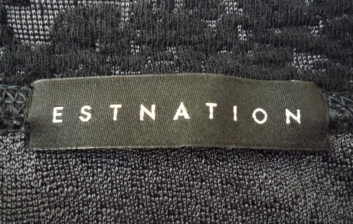 ESTNATION エストネーション ブラック セットアップ(トップス&スカート) #38 10628_画像4