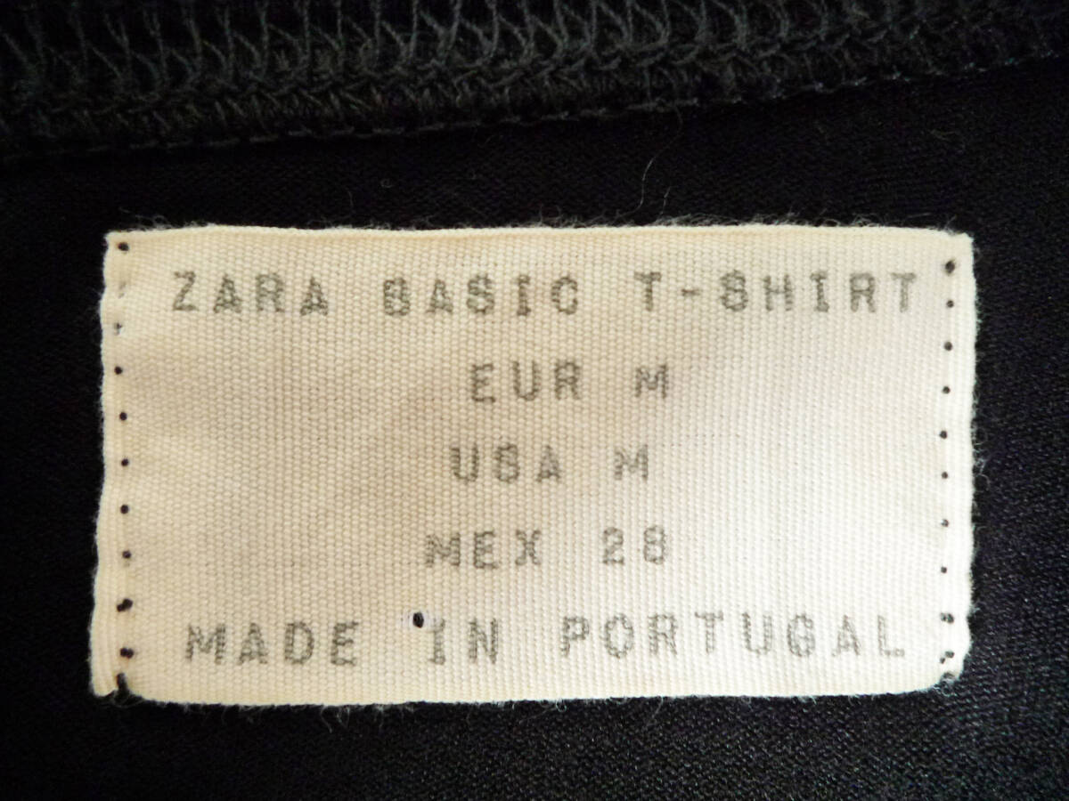 ZARA BASIC ザラベーシック ブラック トップス カットソー 9121_画像3