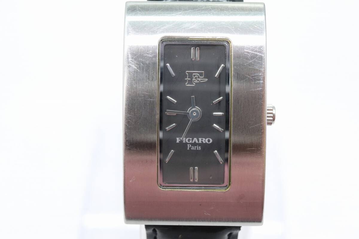 【W126-309】動作品 電池交換済 FIGARO PARIS フィガロ 腕時計 F-007EW レディース【送料全国一律185円】の画像3