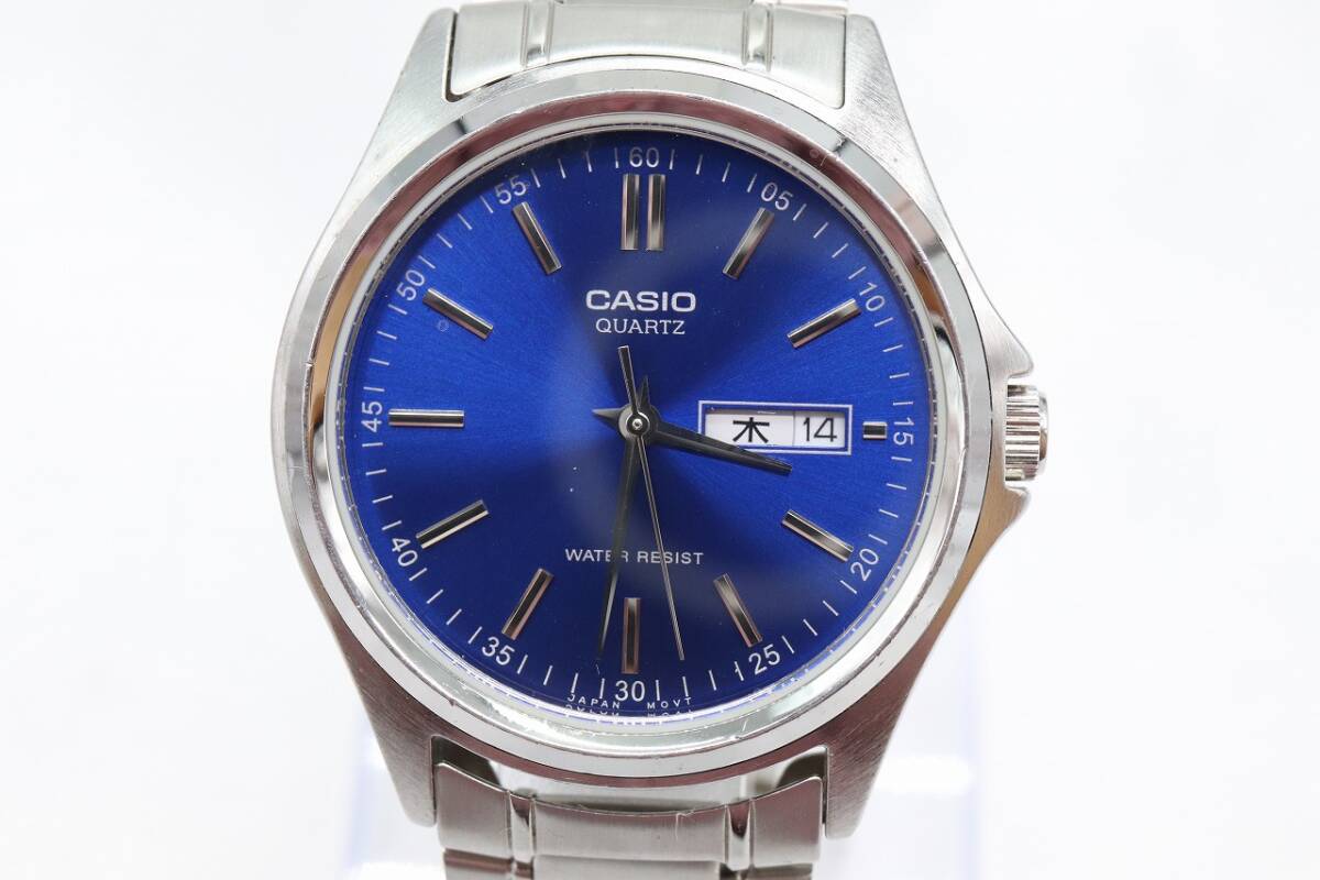 【W126-534】動作品 電池交換済 CASIO カシオ 腕時計 MTP-1239DJ メンズ【送料全国一律380円】_画像3