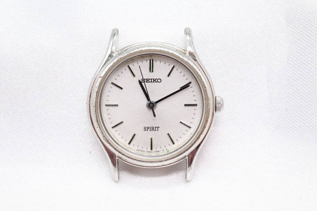 【W126-550】動作品 電池交換済 SEIKO SPIRIT セイコー スピリット 腕時計 フェイスのみ 4N21-0450 レディース【送料全国一律185円】_画像2