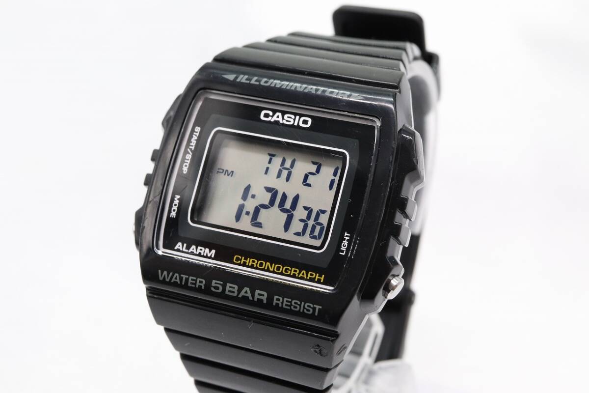 【W126-616】動作品 CASIO カシオ デジタル 腕時計 W-215H メンズ【送料全国一律380円】_画像1