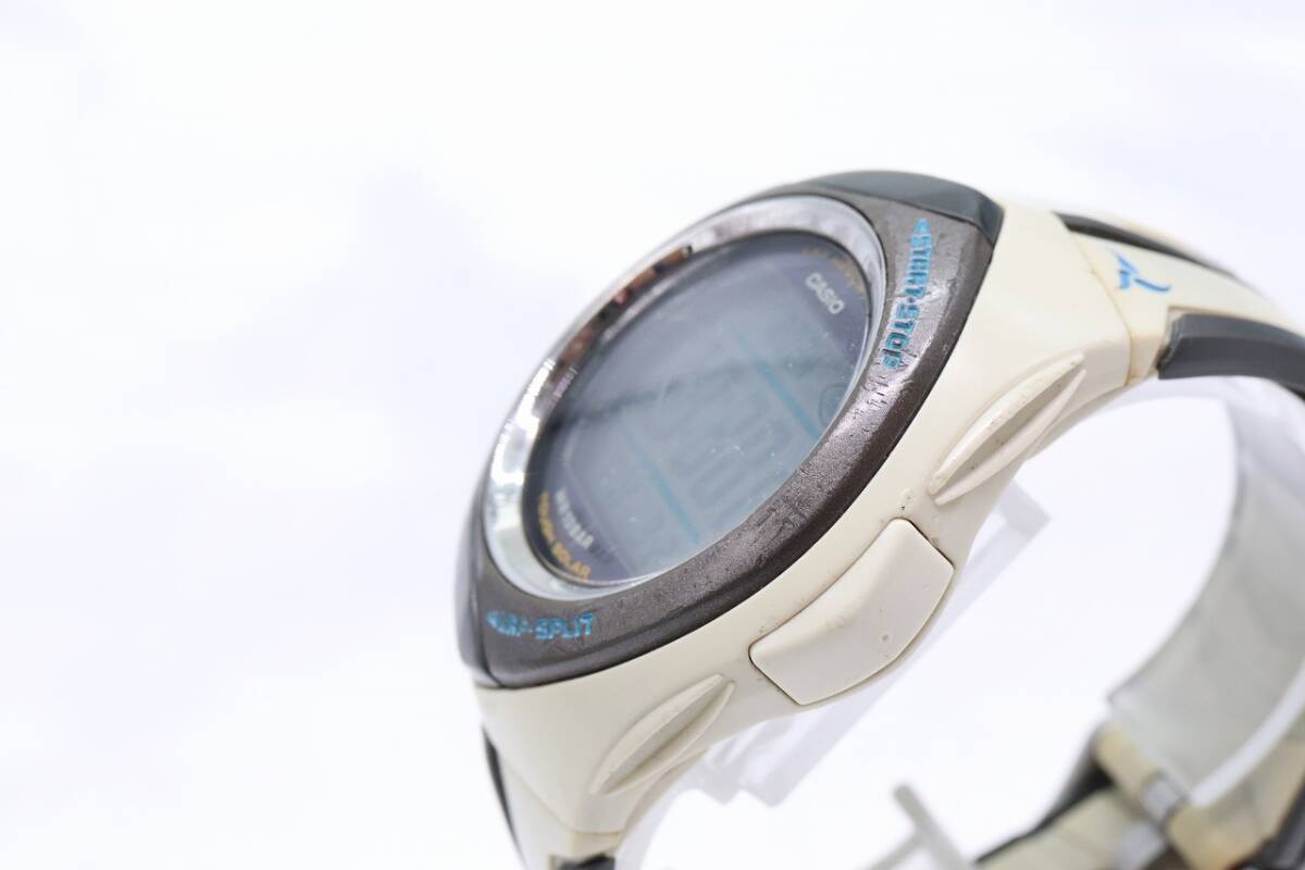 【W126-620】動作品 CASIO カシオ ランニングウォッチ デジタル 腕時計 STR-200 メンズ【送料全国一律380円】_画像4