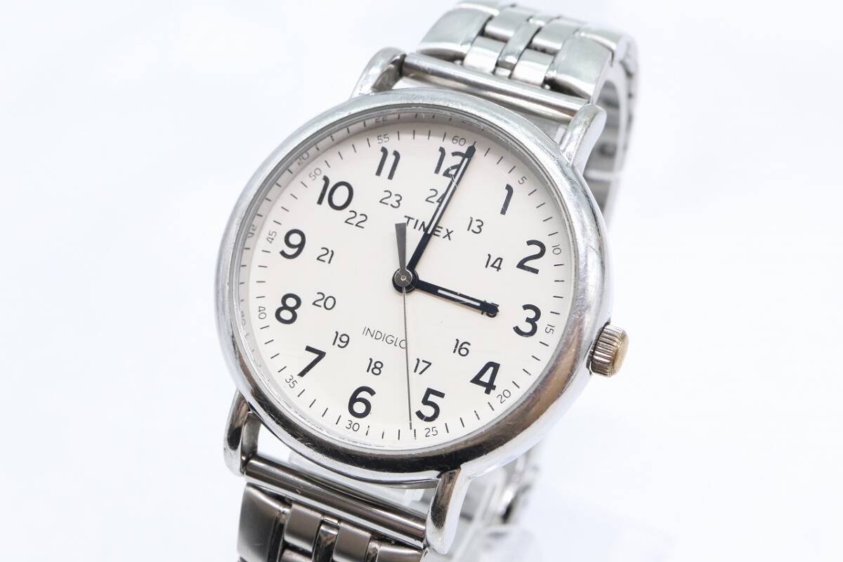 [W127-16] рабочий товар батарейка заменен TIMEX INDIGLO Timex Indy Glo наручные часы мужской [ стоимость доставки единый по всей стране 460 иен ]