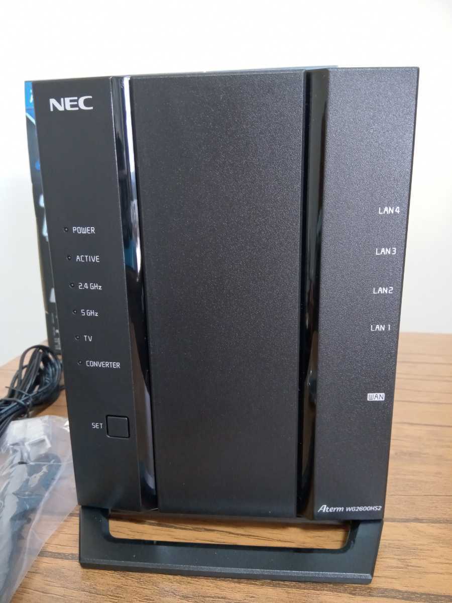 NEC Wi-Fiルーター Aterm PA-WG2600HS2 中古・動作品の画像1