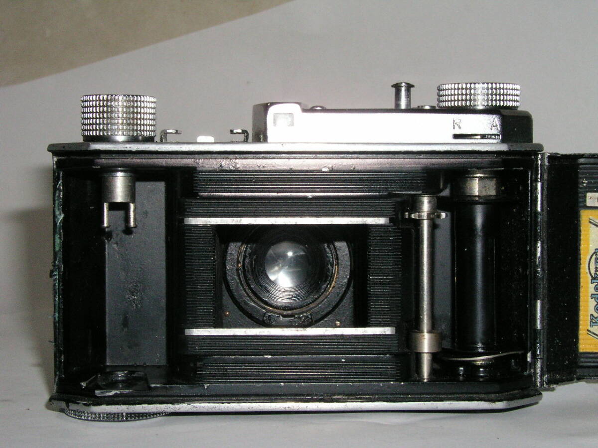 5897●● KODAK Retina Retina-Xenar f3.5 5cm Schneider-Kreuznach、コダック レチナ 35mm蛇腹カメラ、1940年代 ●_画像10