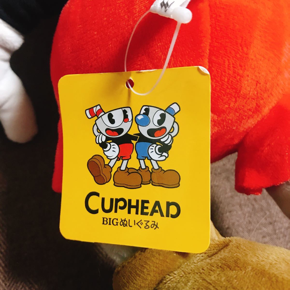 Cuphead (カップヘッド)　BIGぬいぐるみ　2種セット マグマン カップヘッド レッド ブルー_画像4