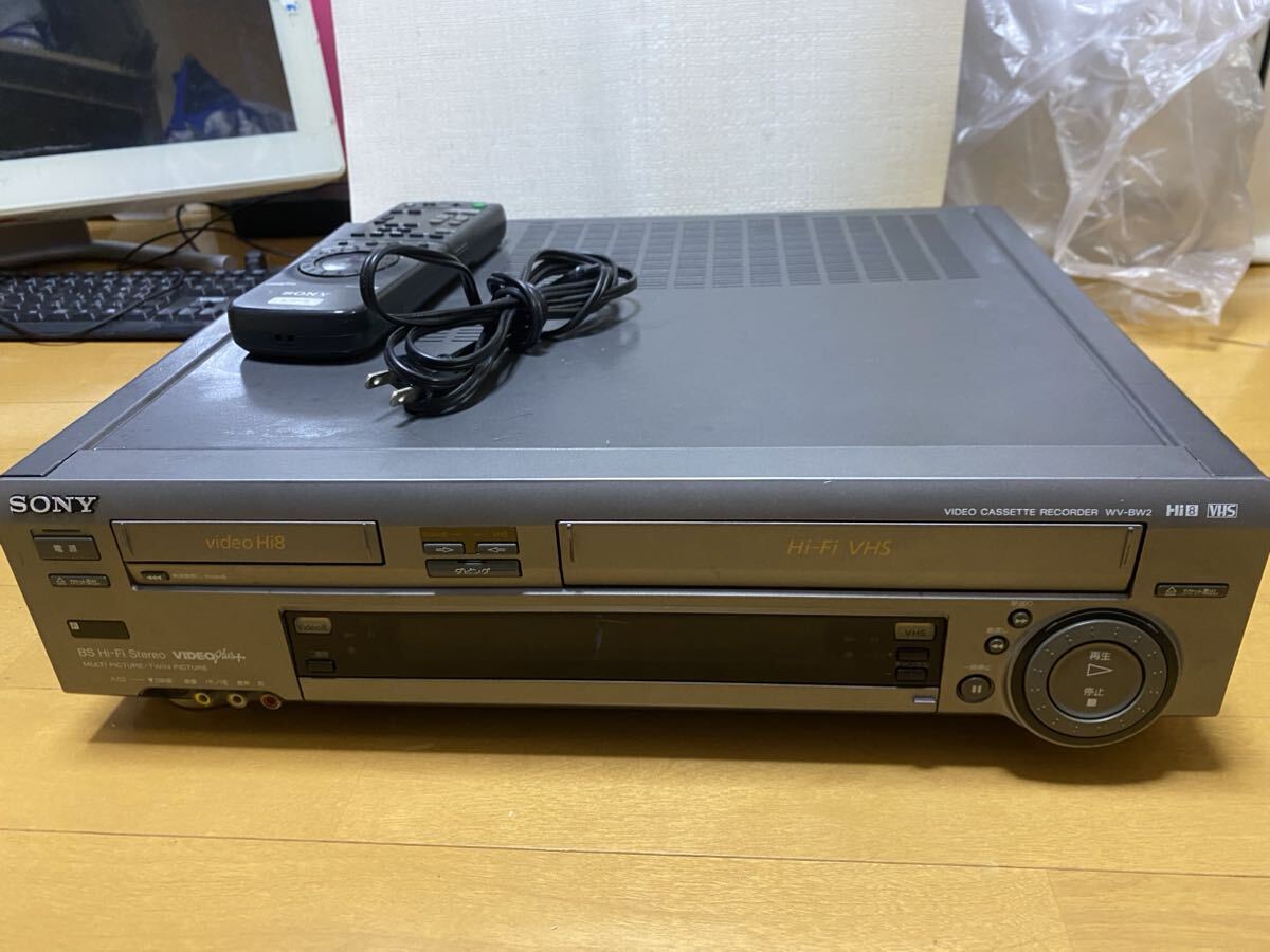 SONY Hi-Fi VHSビデオデッキ WV-BW2 完動品_画像1