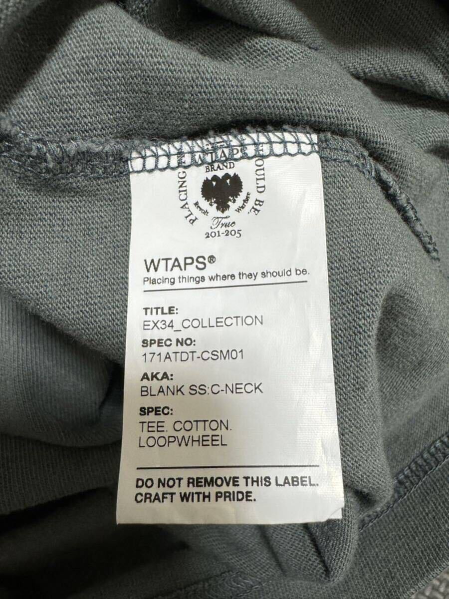 WTAPS 17ss ダブルタップス M グレー T-シャツ ポケット ポケT 灰色 半袖 半袖T-シャツ トップスの画像6