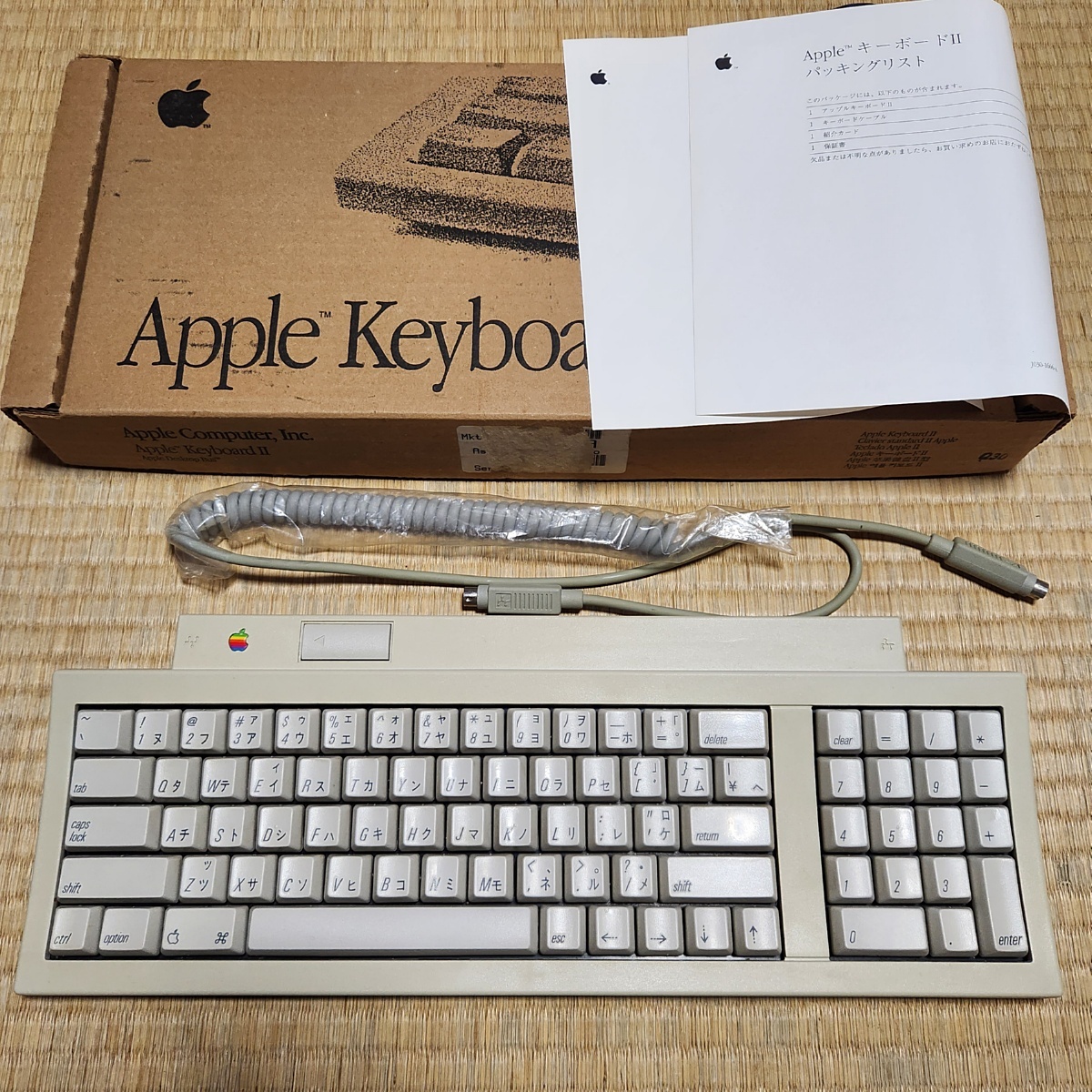 Apple Keyboard II　アップルキーボード2 80s24-0876_画像1