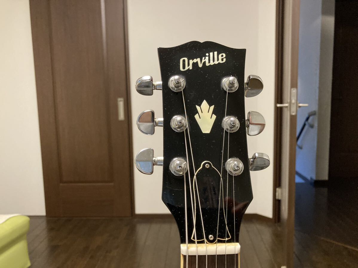 貴重Orville by Gibson オービル1996年製 ES-335 - cherry セミアコ ハードケース の画像6