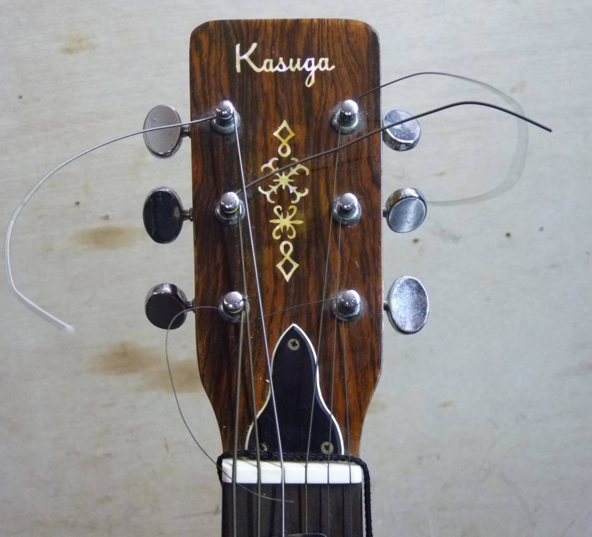 （Nz011998）KASUGA GUITAR/カスガ　アコースティックギター 1971年 F-220_画像4