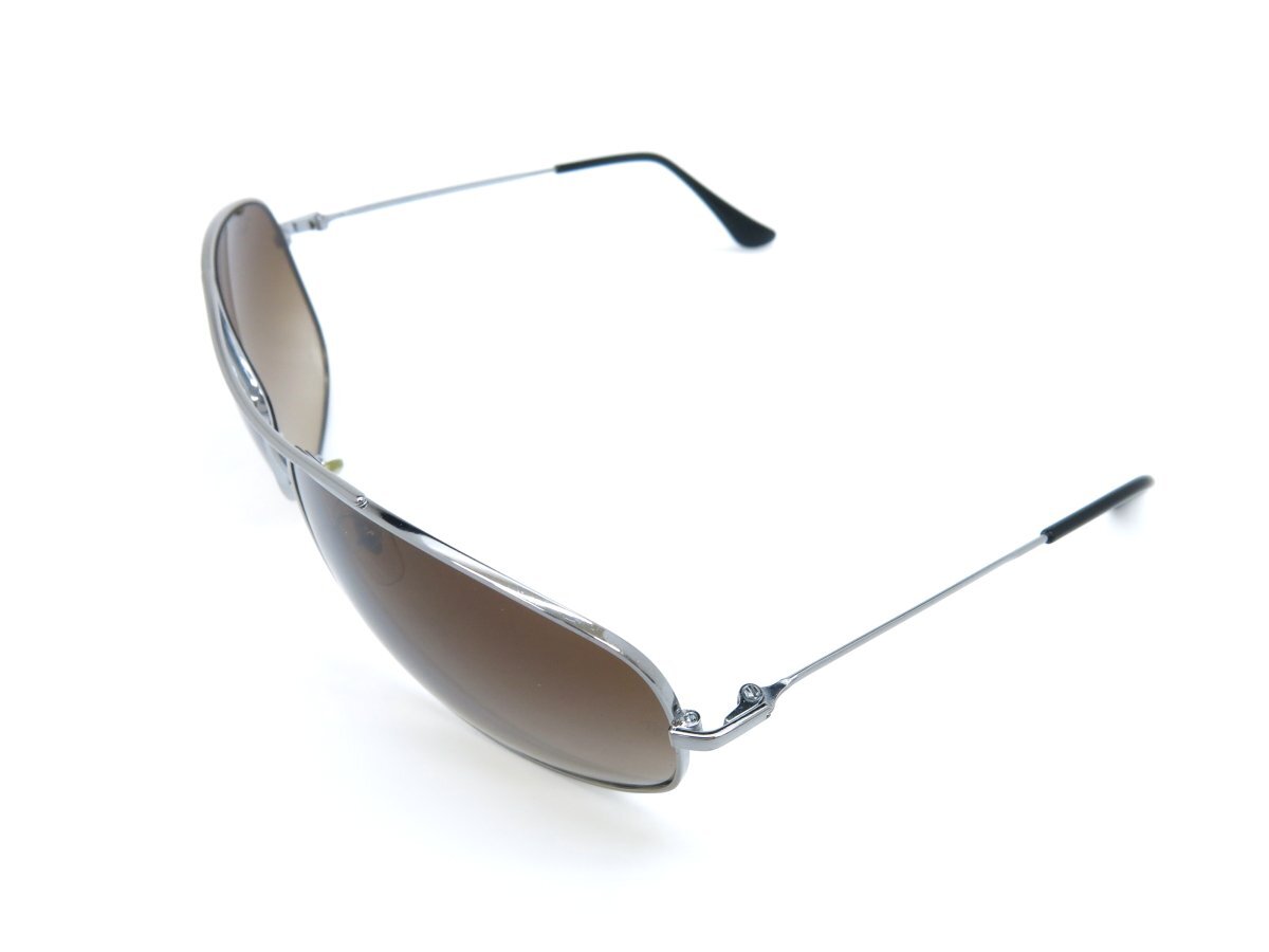 * очень красивый товар *RayBan RayBan *RB3293 004/13* солнцезащитные очки * черный серебряный * Brown градация линзы * двойной Bridge *A4391