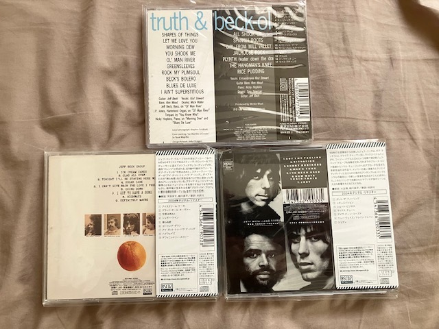 3枚セット（4枚分）【JEFF BECK ジェフ・ベック / 「TRUTH」「BECK-OLA」「ROUGH & READY」「JEFF BECK GROUP」】帯付国内盤_画像2