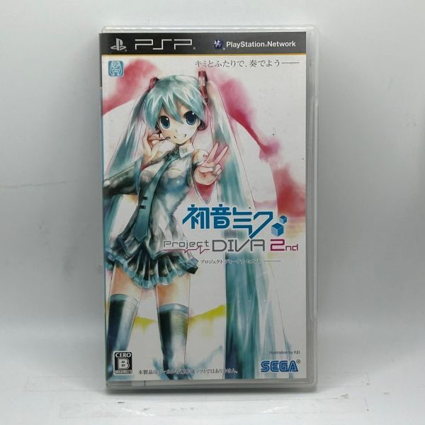 PSPソフト 初音ミク Project DIVA 2nd　(管理番号：OKU3182)_画像1