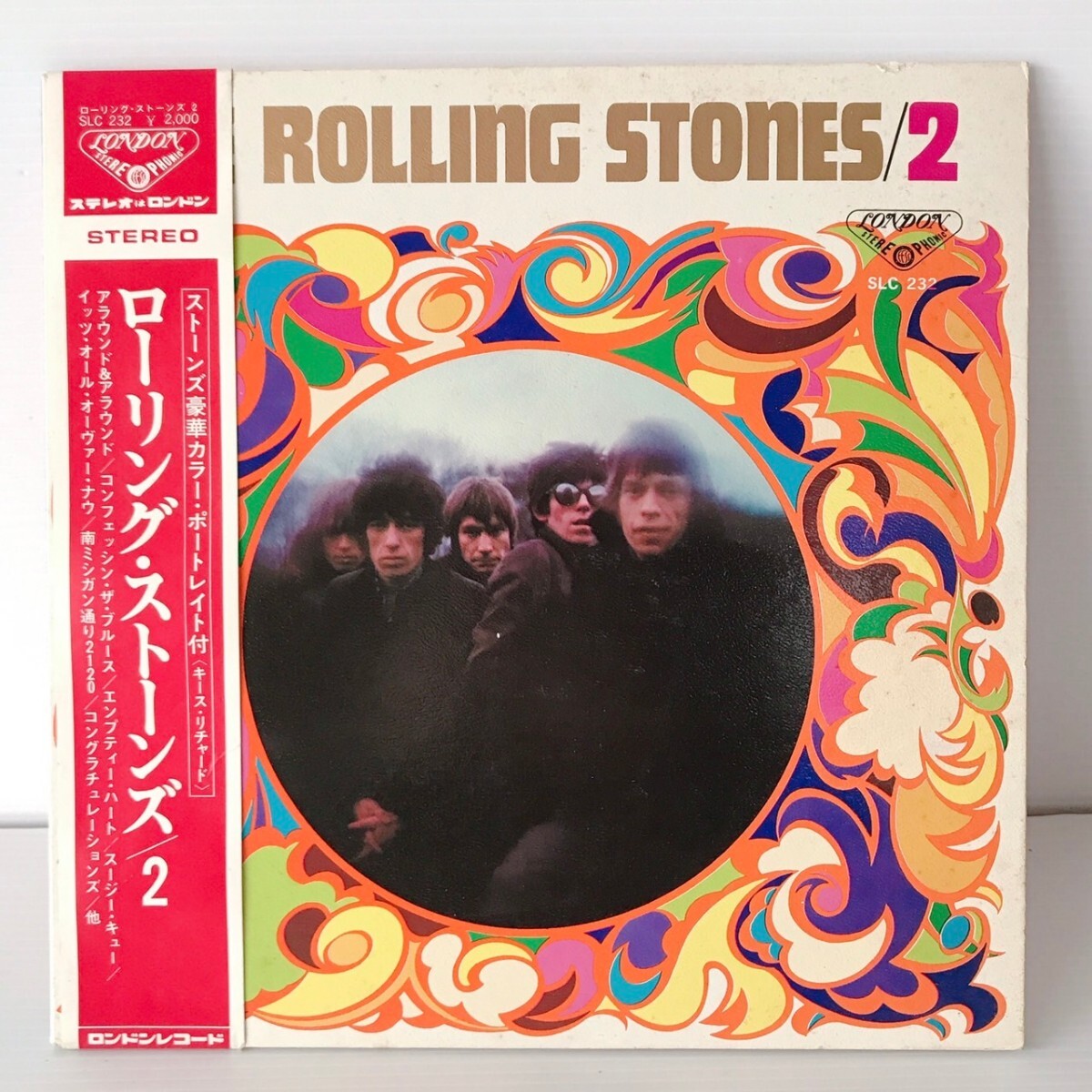 レコード LP ROLLING STONES 2 ローリング・ストーンズ 2 帯付 ロンドンレコード 洋楽 ロック ポップス_画像1