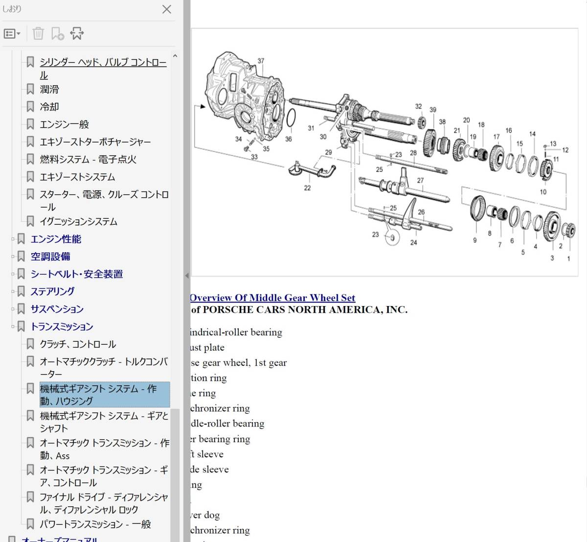 ポルシェ 911 997 後期 ワークショップマニュアル （ 整備書 ） 配線図 ボディー修理  カレラ ＆ ターボの画像4