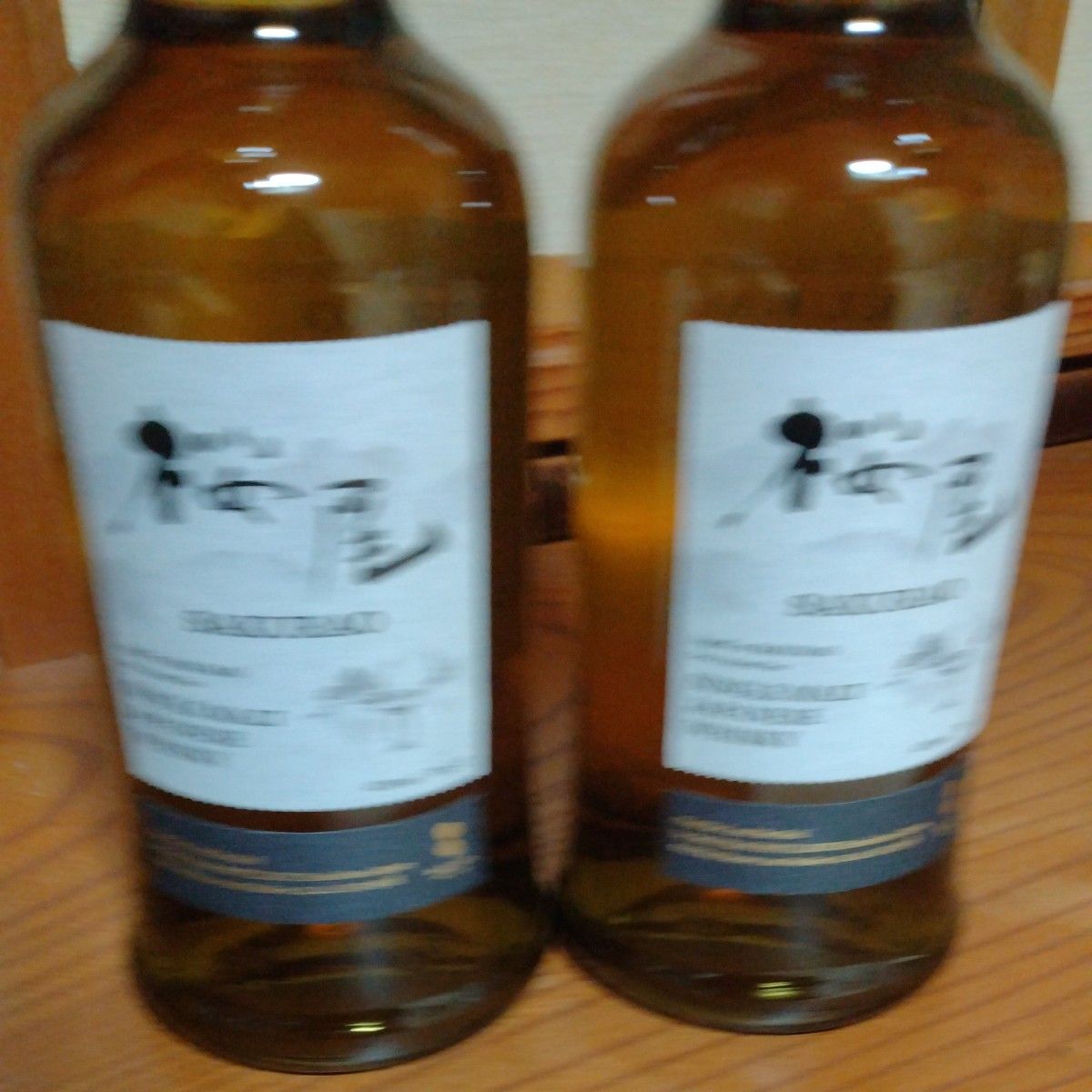 桜尾 シングルモルト SAKURAO ウイスキー シングルモルトウイスキー ジャパニーズウイスキー　2本