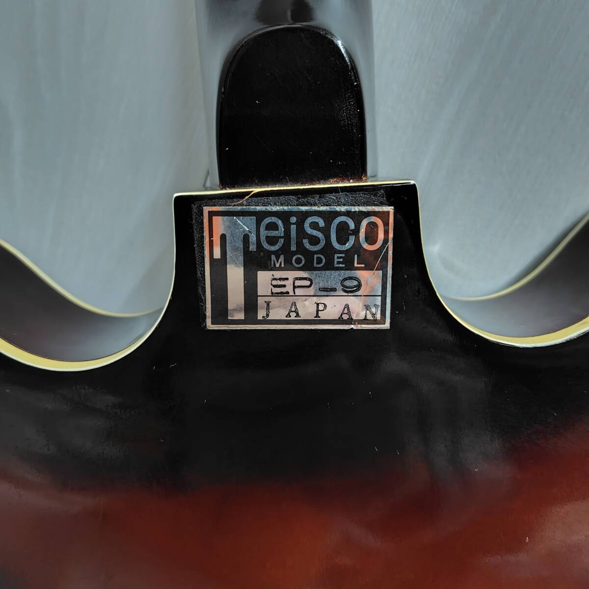 レア 希少 ◆ Teisco テスコ EP-9 エレキ ギター ビンテージ フルアコ セミアコ アコースティック ヴィンテージ 弦楽器 1960年代 60'S 趣味の画像9