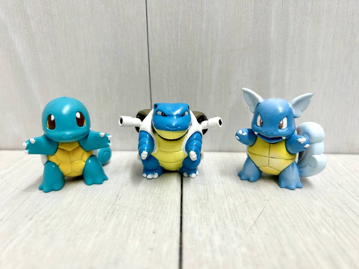 送料無料 ★ モンコレ 3体 TOMY トミー ポケモン カメックス カメール ゼニガメ フィギュア ポケットモンスター コレクション セット 図鑑_画像1