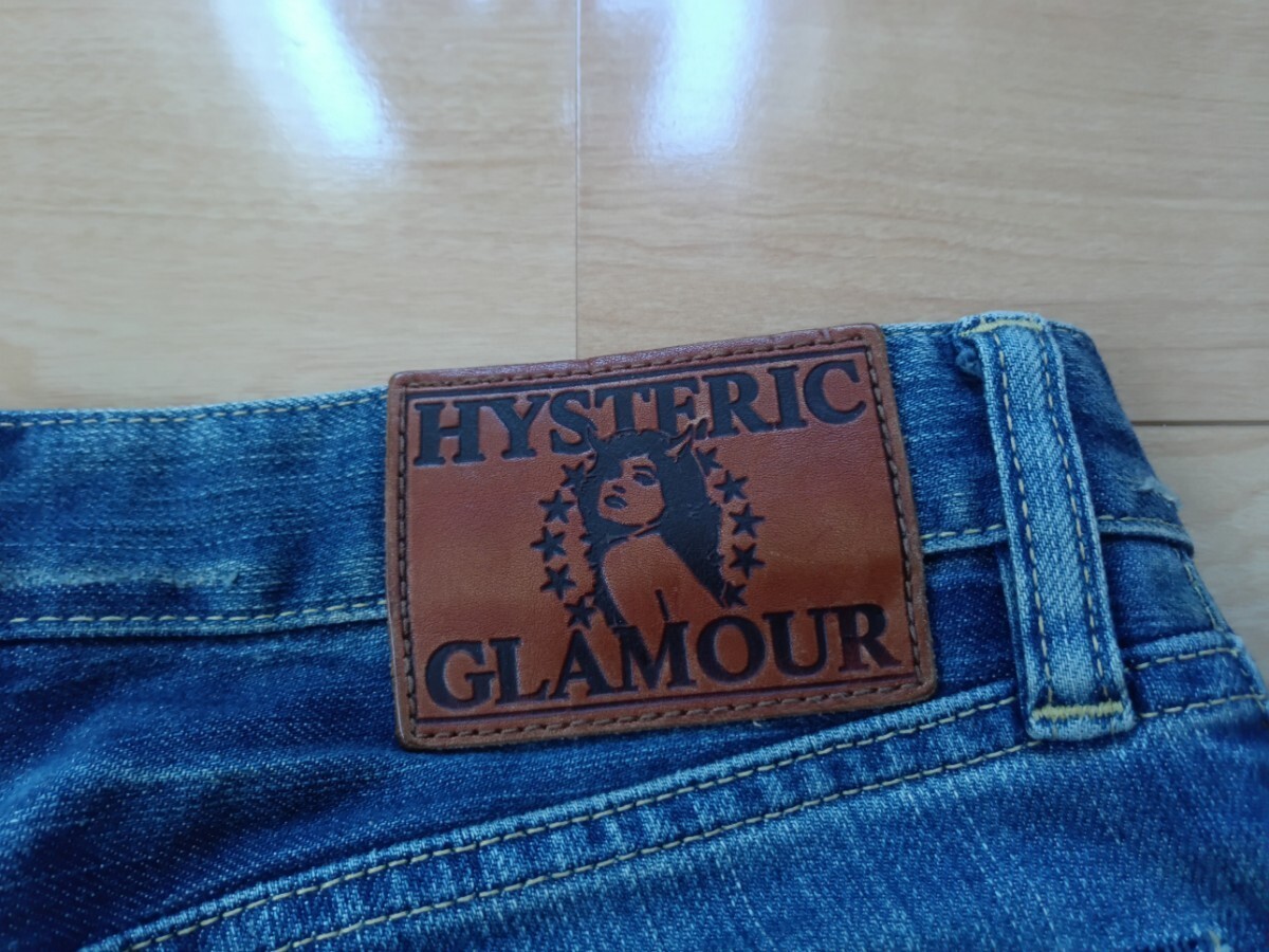 HYSTERIC GLAMOUR ストレッチ　スキニーデニムパンツ ヒステリックグラマー　HG スキニーデニム　W28 L32 ストレッチデニム　インディゴ_画像6