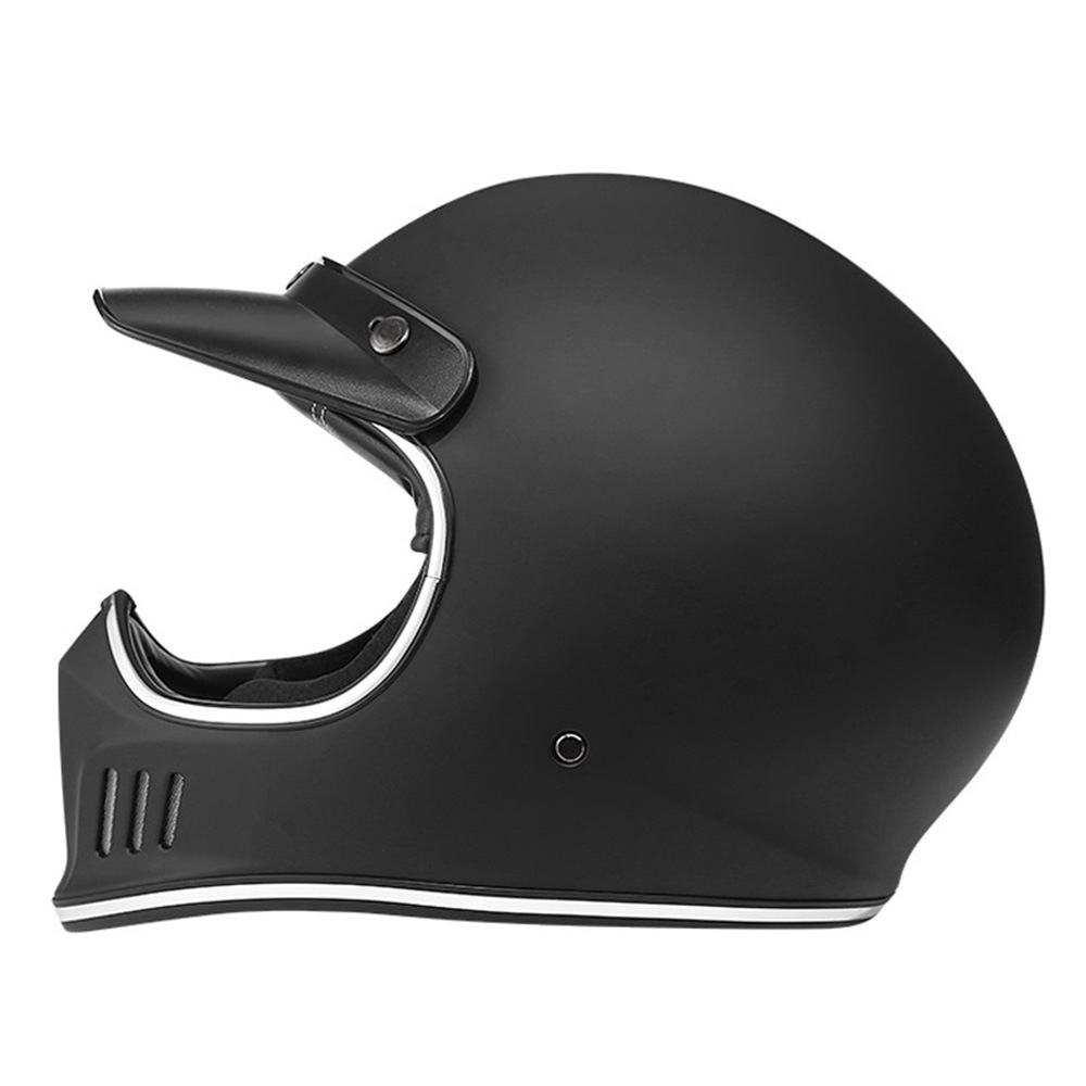 人気レトロハーレーオフロードヘルメット フルフェイスヘルメット バイク ヘルメット男女兼用 4色通気性良 サイズ M-XXLグレーサイズ選択可_画像2
