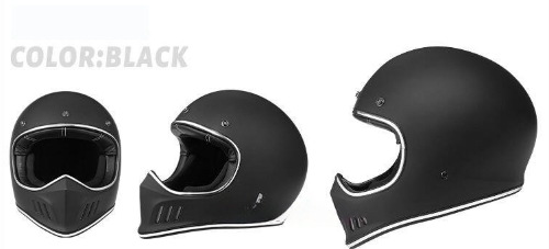 人気レトロハーレーオフロードヘルメット フルフェイスヘルメット バイク ヘルメット男女兼用 4色通気性良 サイズ M-XXLグレーサイズ選択可_画像4