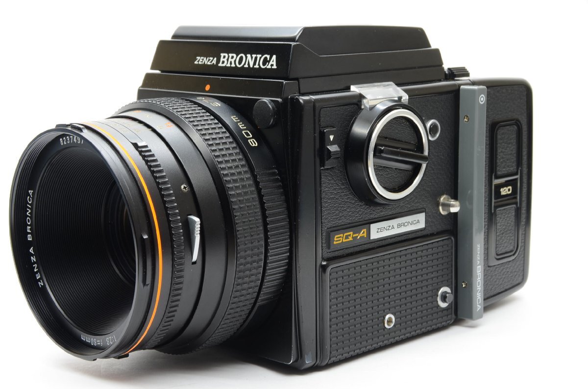 ブロニカ ZENZA BRONICA SQ-A ウエストレベルファインダー 120フィルムバック ゼンザノン S 80mm F2.8 セット_画像1