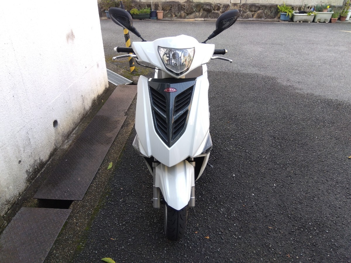 低走行 実働 PGO ティグラ 125 前期型 Tigra 状態良好 大阪から 自賠責付 通勤快速 検（シグナス pcx アドレス KYMCO 原付）_画像2