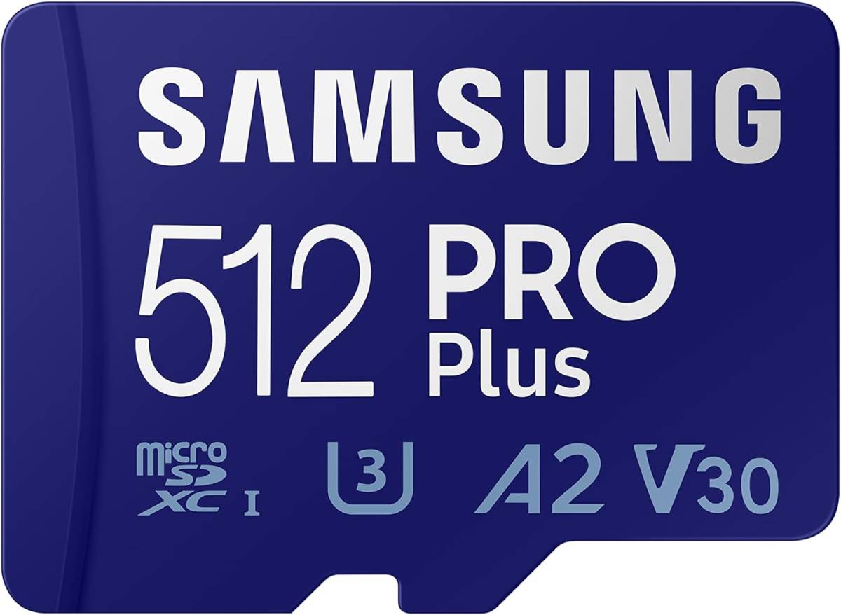 ★正規品保証★Samsung microSDカード PROPlus 512GB UHS-I Class10 A2 V30 4K対応 アダプタ付_画像2