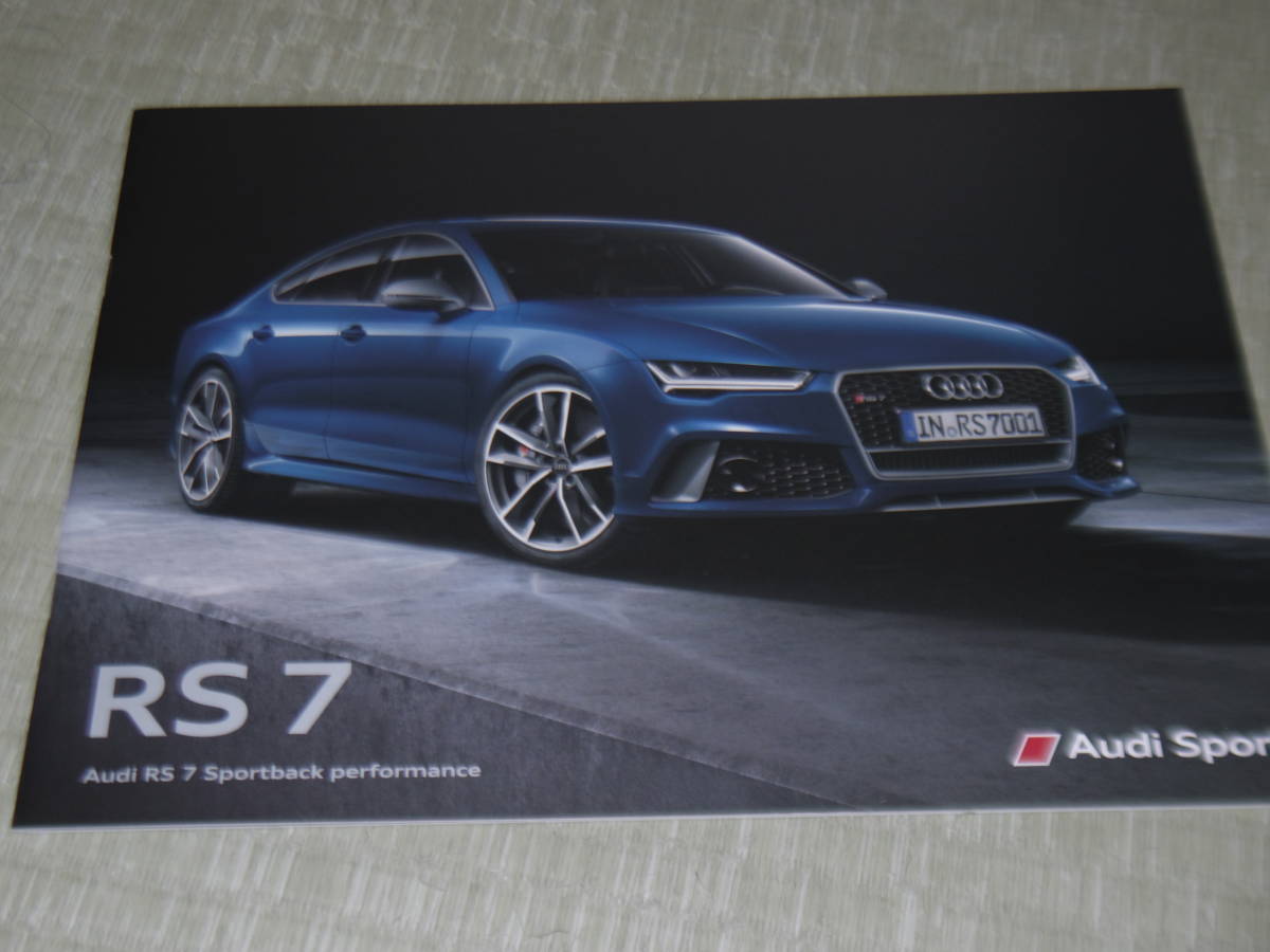  prompt decision * finest quality goods *2016 year *RS7 Sportback main catalog α