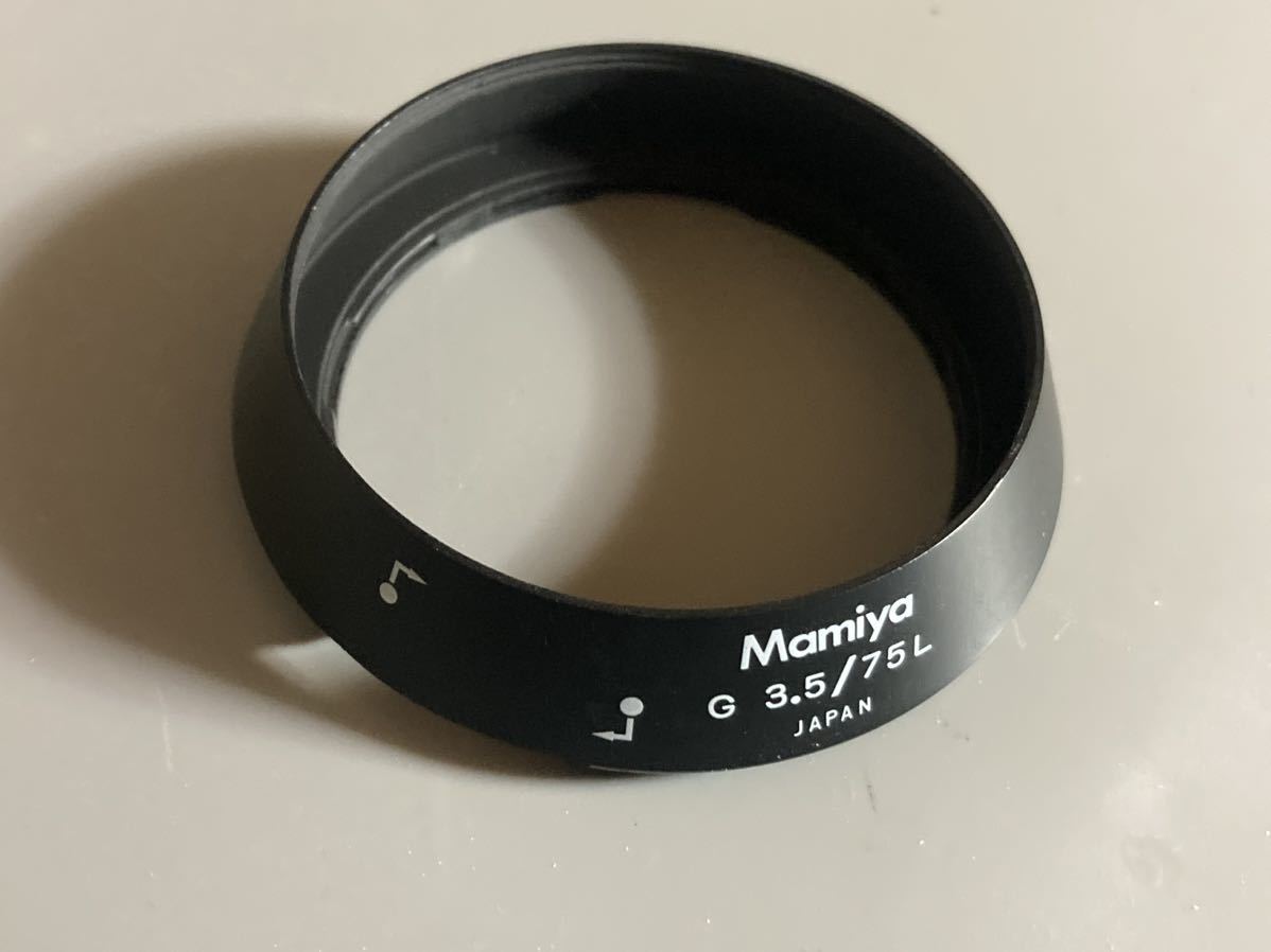 MAMIYA G 75mm F3.5 L レンズフード_画像1