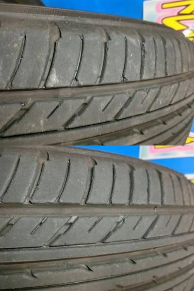 送料無料 中古 ヨコハマ デュラン ミューテック 175/65R14 82S 2本 キューブ ヴィッツ デミオ ノート サイファ パッソ ルキノクーペ_画像4