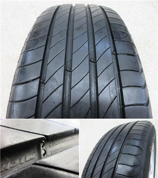 送料無料 4本 ミシュラン プライマシ- 4 195/65R15 タイヤ ホイ-ル セット 夏 20年製 6J +48 5H 100 インプレッサ G4 インプレッサアネシス_画像7